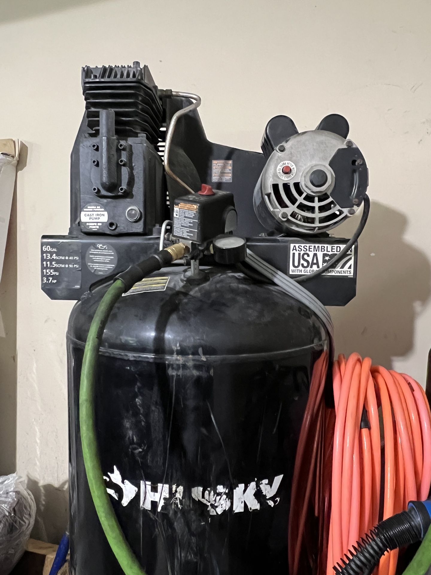 Husky Belt Drive Stationary Air Compressor