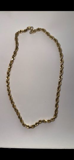 Rope chain 10k gold