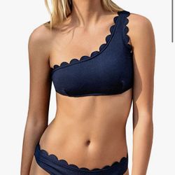 One Shoulder Bikini Absolutely Stunning Detail Size L