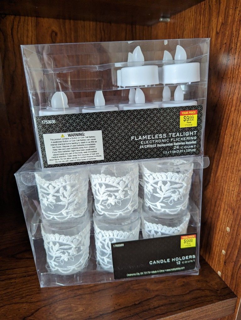 LED Candles And Holders