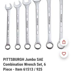 Pittsburgh jumbo wrench set