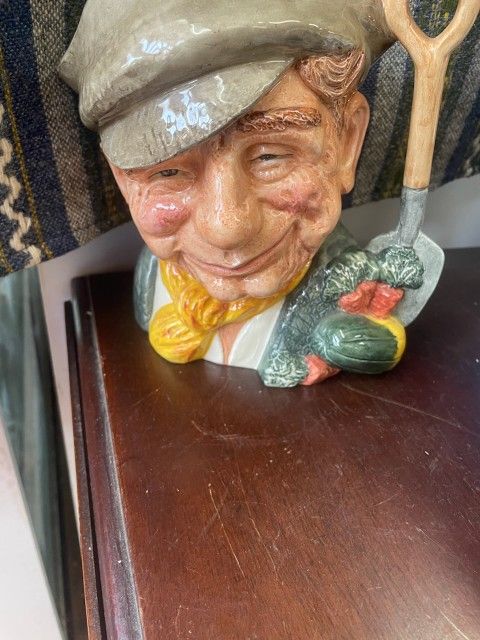 Vintage Royal Doulton Gardener Vase Toby Mug