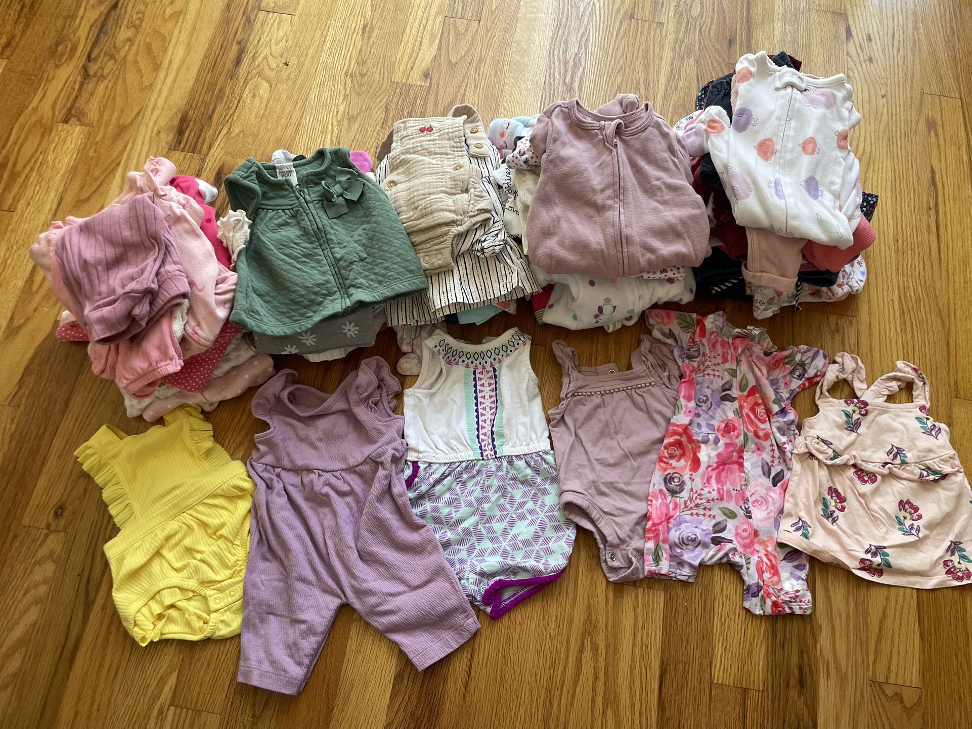 Newborn Girl Clothing Lot