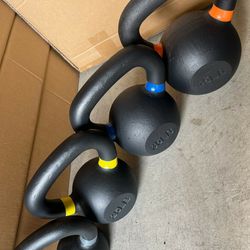 NEW Kettlebells Olympic Weights For Home Gym Kettle Bell Weight Set