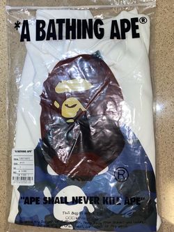 A Bathing Ape BAPE White T-Shirt Size S