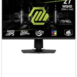 Mag msi 275qpfx30 27” 1440p 300hz 0.5gtg