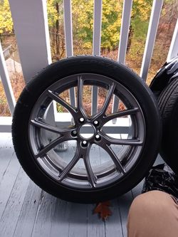 Nice 18 in tires and rims Audi rims