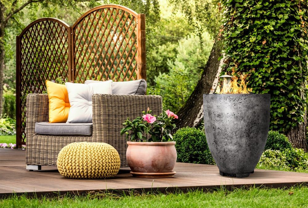 Handmade Concrete Fire Bowl