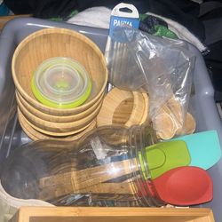 Bamboo kitchen Utensils