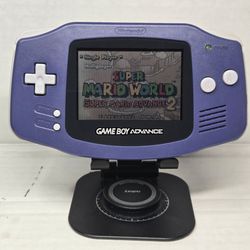 Nintendo Game Boy Advance Indigo Purple Bundle w/ 7 Games & Accessories
