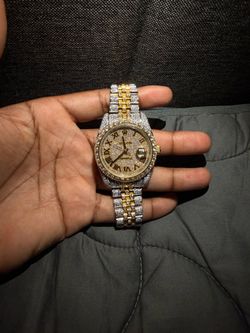 Moissanite Bustdown VVS1 Watch