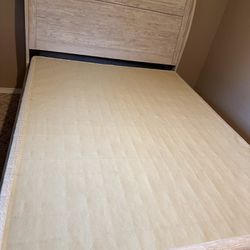 Queen  Sized Bed, Frame, and Box Spring