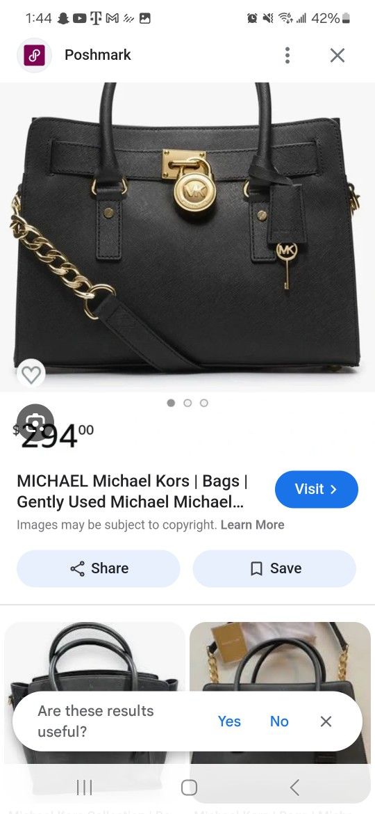Lock And Key Michael Kors Bag!!!