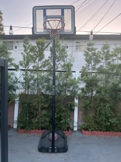 Adjustable height, basketball hoop for free
