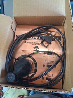 Vintage MRC Model 500 HO Train Control Throttle pack with box & instr-working