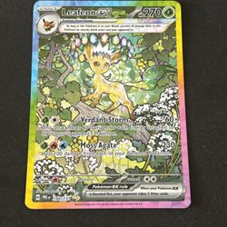 Pokemon Leafeon Ex Prismatic NM