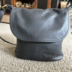 Black Leather Coach Purse