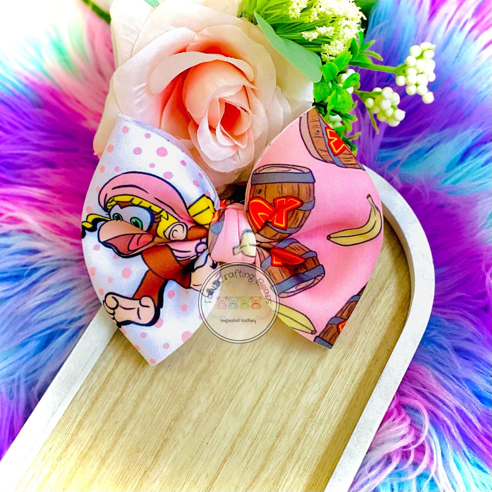 90s Girl Gamer Hairbow Set