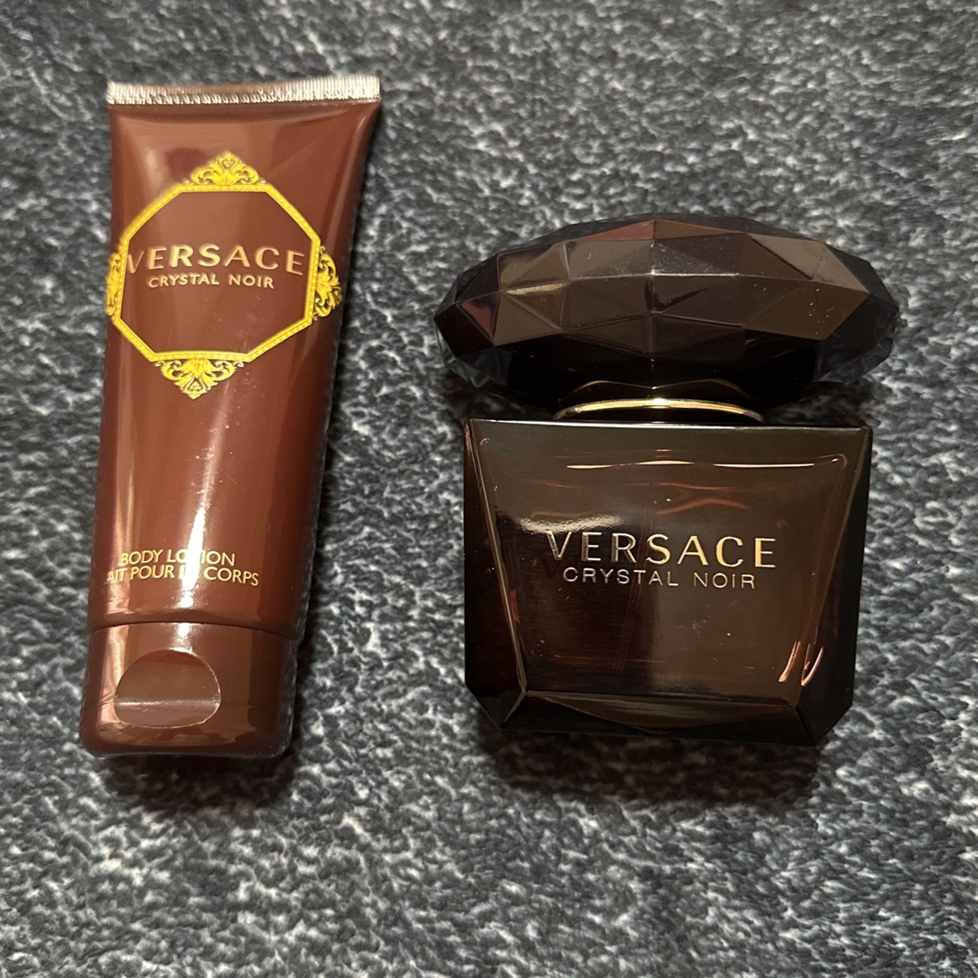 Versace Crystal Noir Eau de Toilette 3.0OZ & Body Lotion 100ML