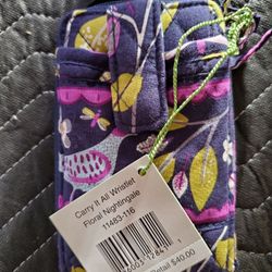 New Vera Bradley Wristlet 