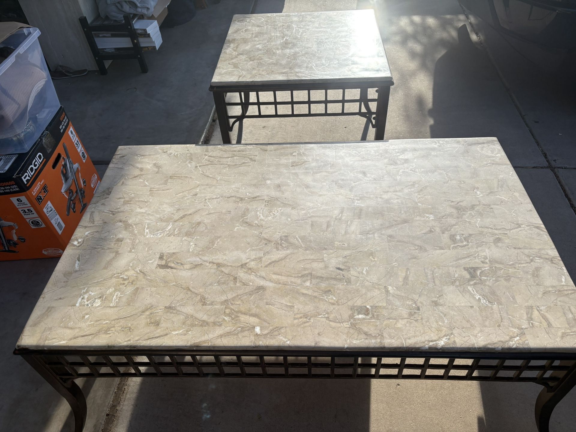 Coffee table and side table
