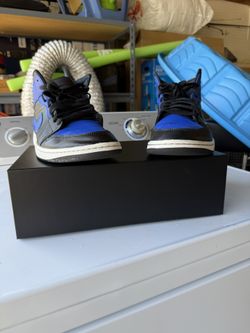 Nike Air Jordan 1 Mid Royal Black Blue Size 11