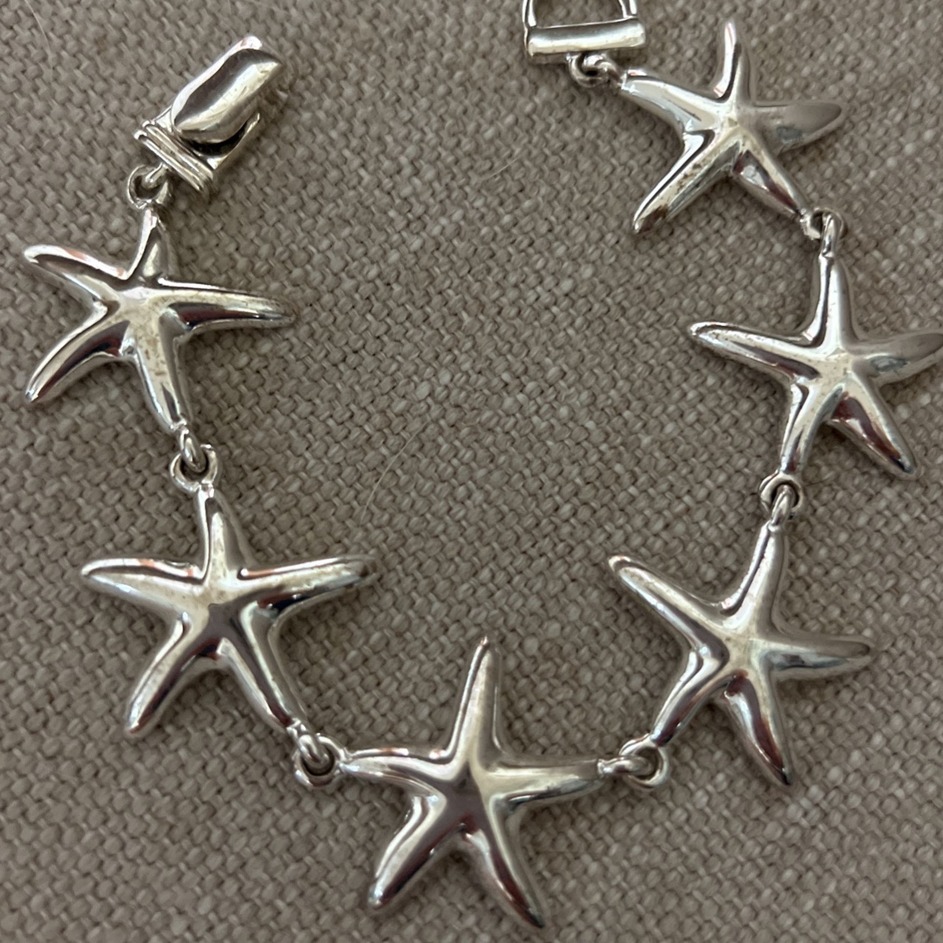 starfish silver bracelet