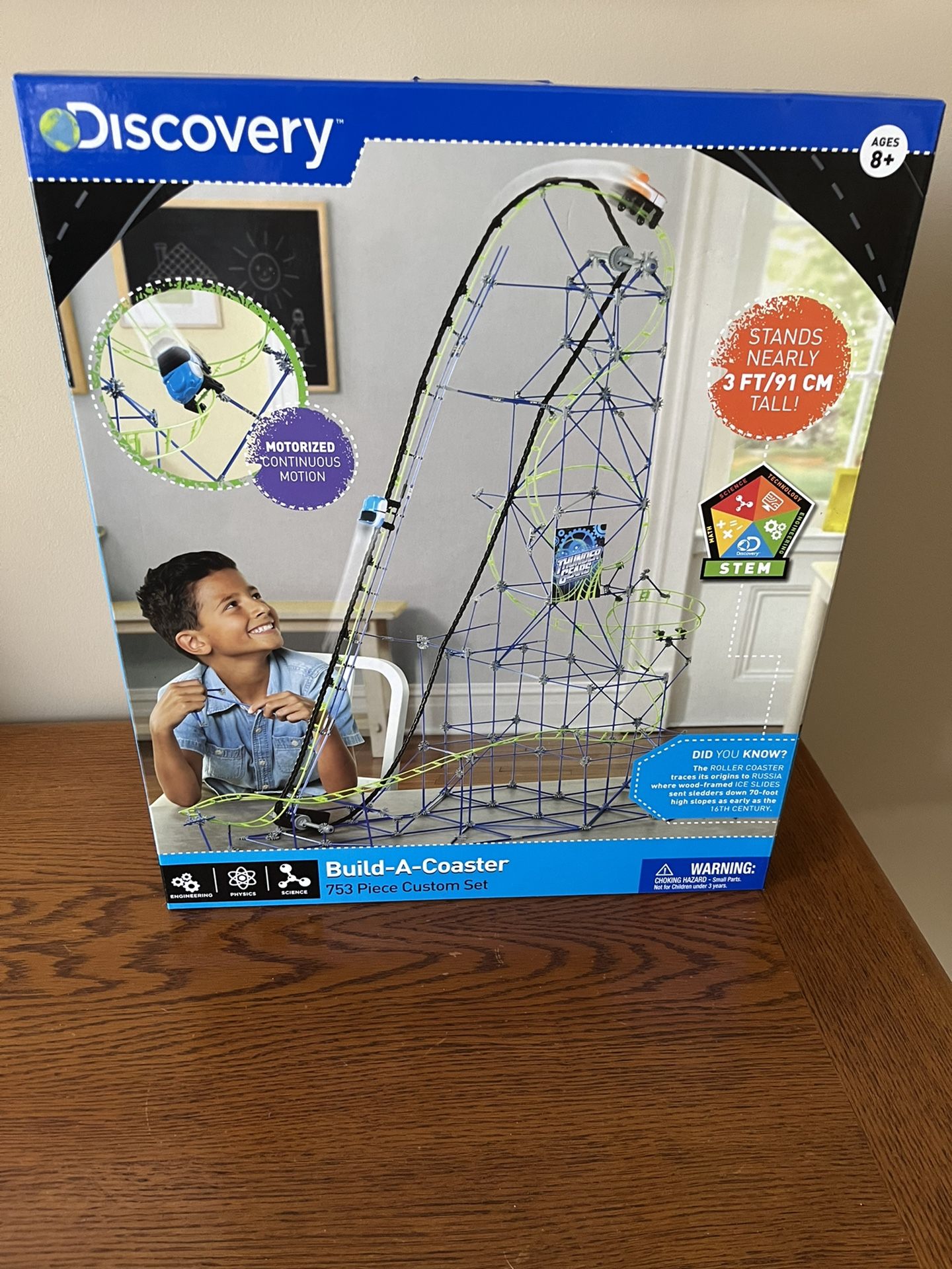 Discovery Roller Coaster Building Set-New-$25.00