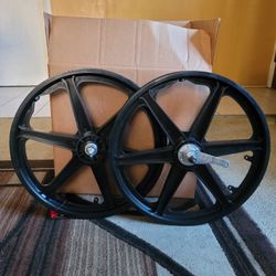 NEW Bicycle Bmx Mag Wheels 20" Black