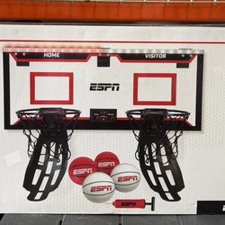 ESPN Pro Competition Dual Hoop With Electronic Scoring And Sounds Brand New In Box 