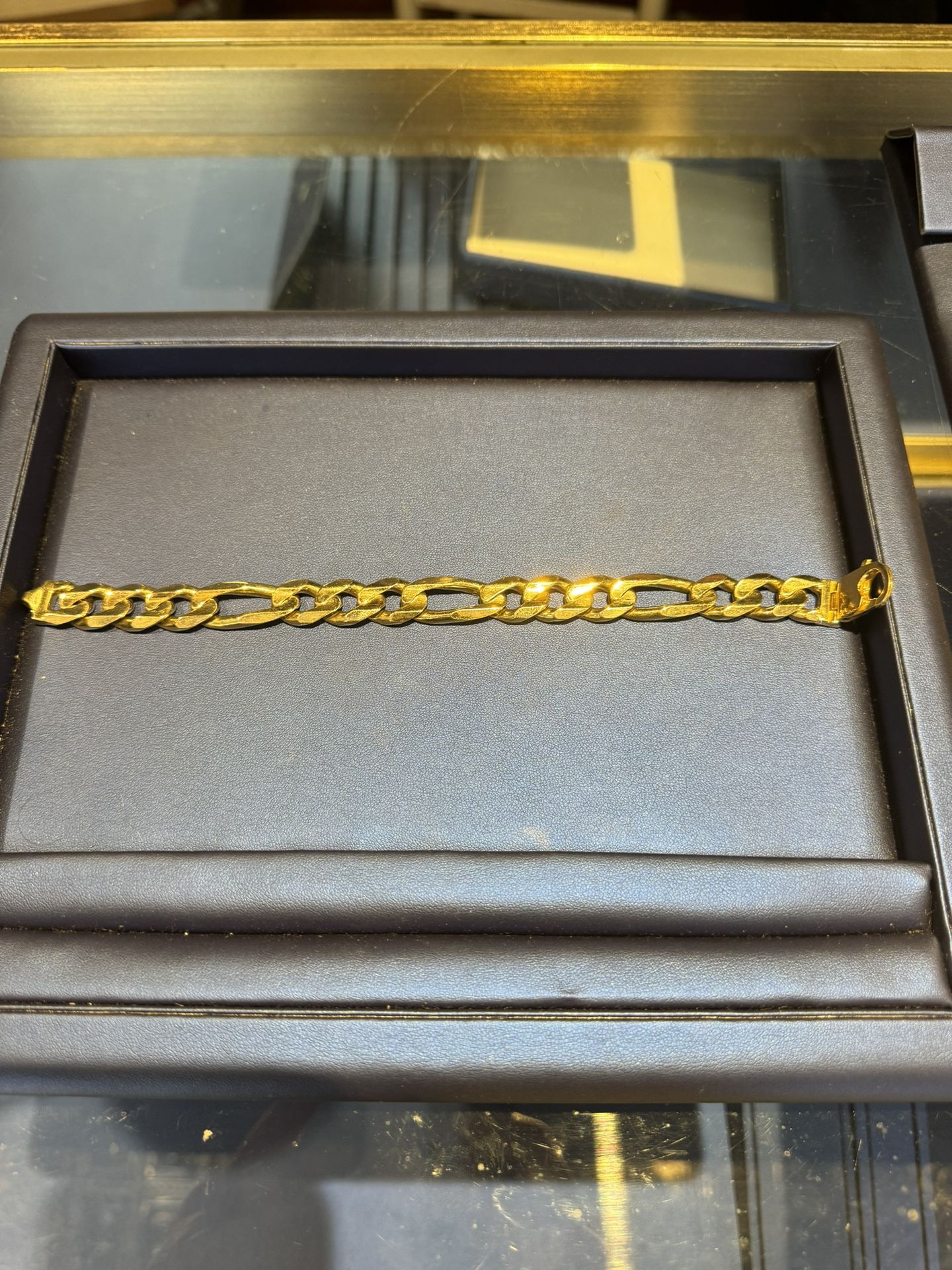 14k Gold Figaro Bracelet