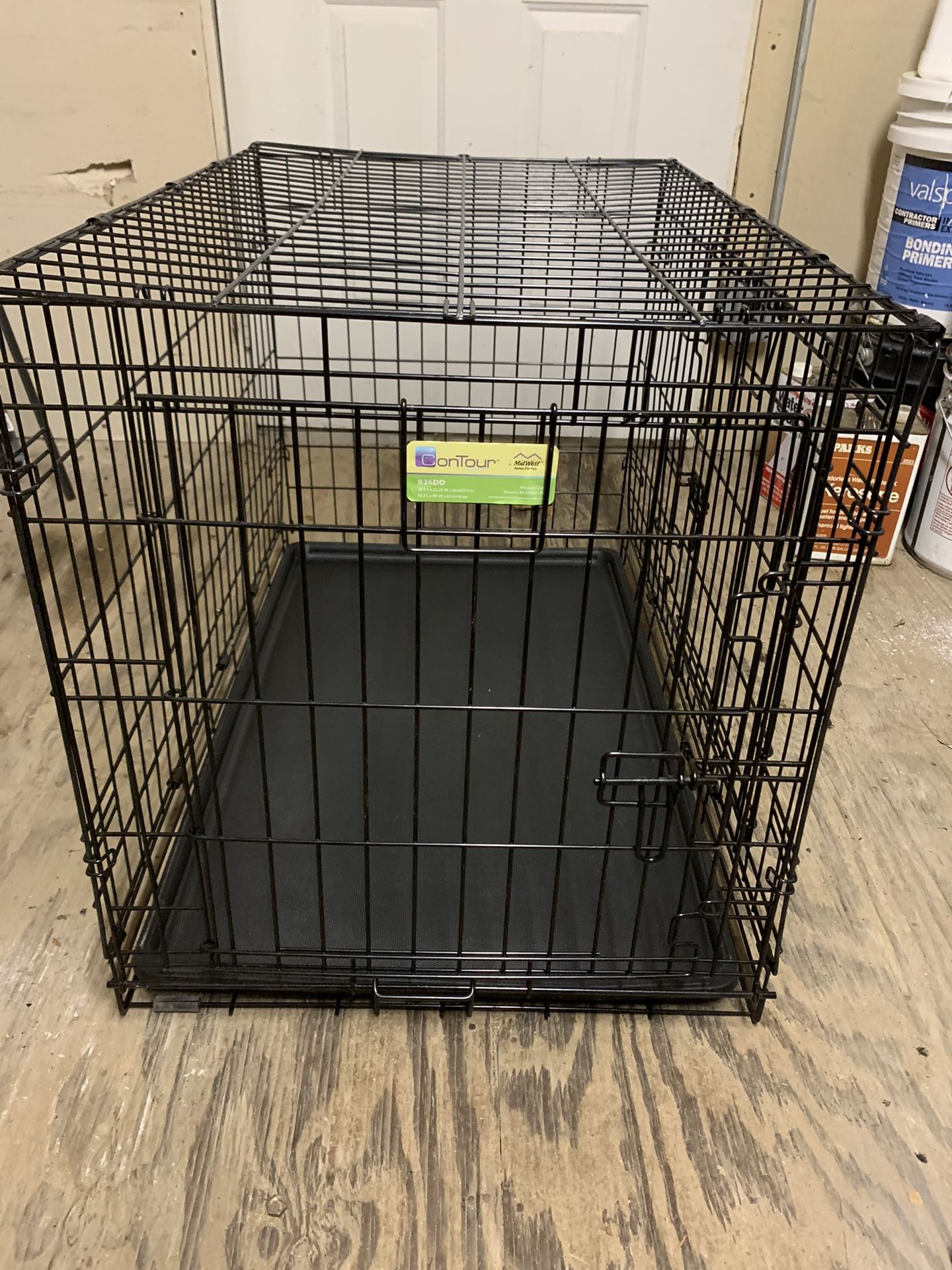 Metal Dog Crate With Optional Divider