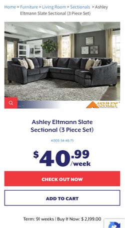 ✨Black Sectional couches ✨ retail 2,199