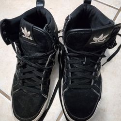 Black High Tops Adidas