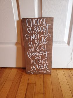 Wedding signs