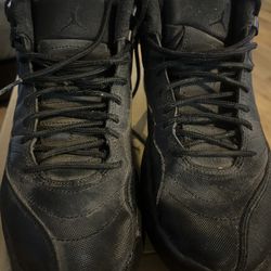 Jordan Retro 12 Winter Triple Black 