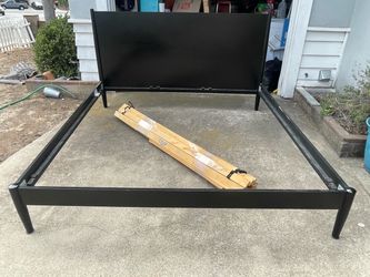 King Size Bed Frame Living Spaces Alton Collection Black