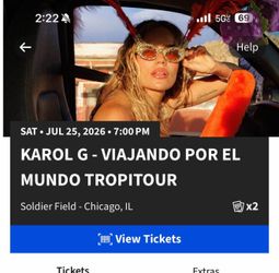Karol G pair tickets