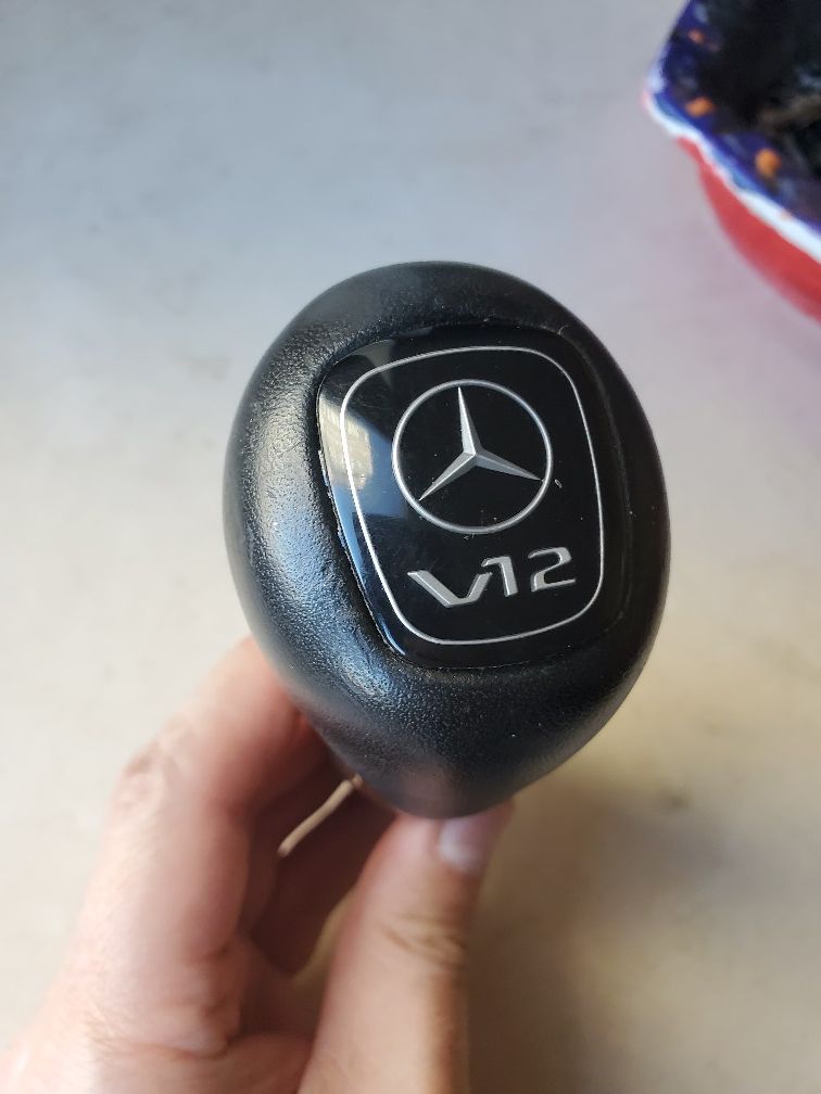 Mercedes W140 V12 Wood/Leather Shifter Knob