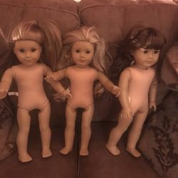 American Girl Dolls For Sale -McKenna, Tenny And Samantha