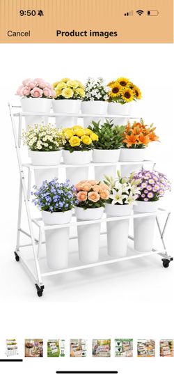 Flower bar cart