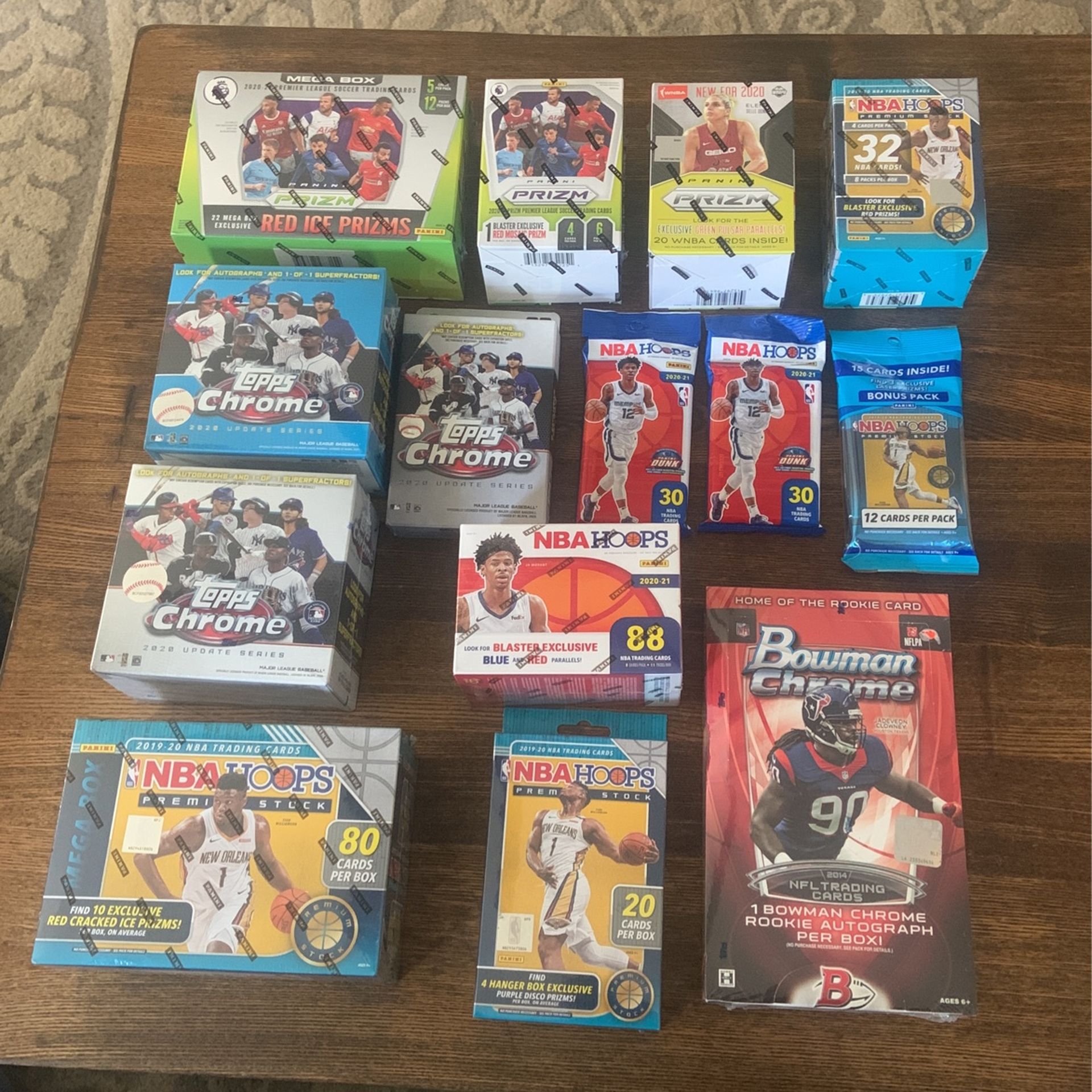 Baseball Basketball Football & Soccer Cards