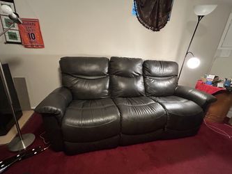 Lazyboy Leather Sofa Recliner- $800