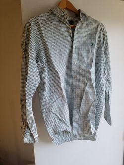 Men's Ralph Lauren Green/Black Stripe Lomg Sleeve