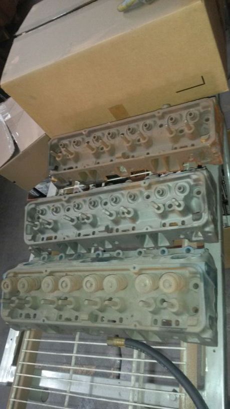 Small Block Chevy cylinder heads double camel hump GM#3927186