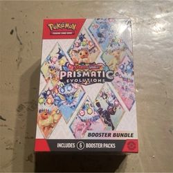 Pokémon Prismatic Evolutions Booster Bundle Box English - 6 Booster Packs