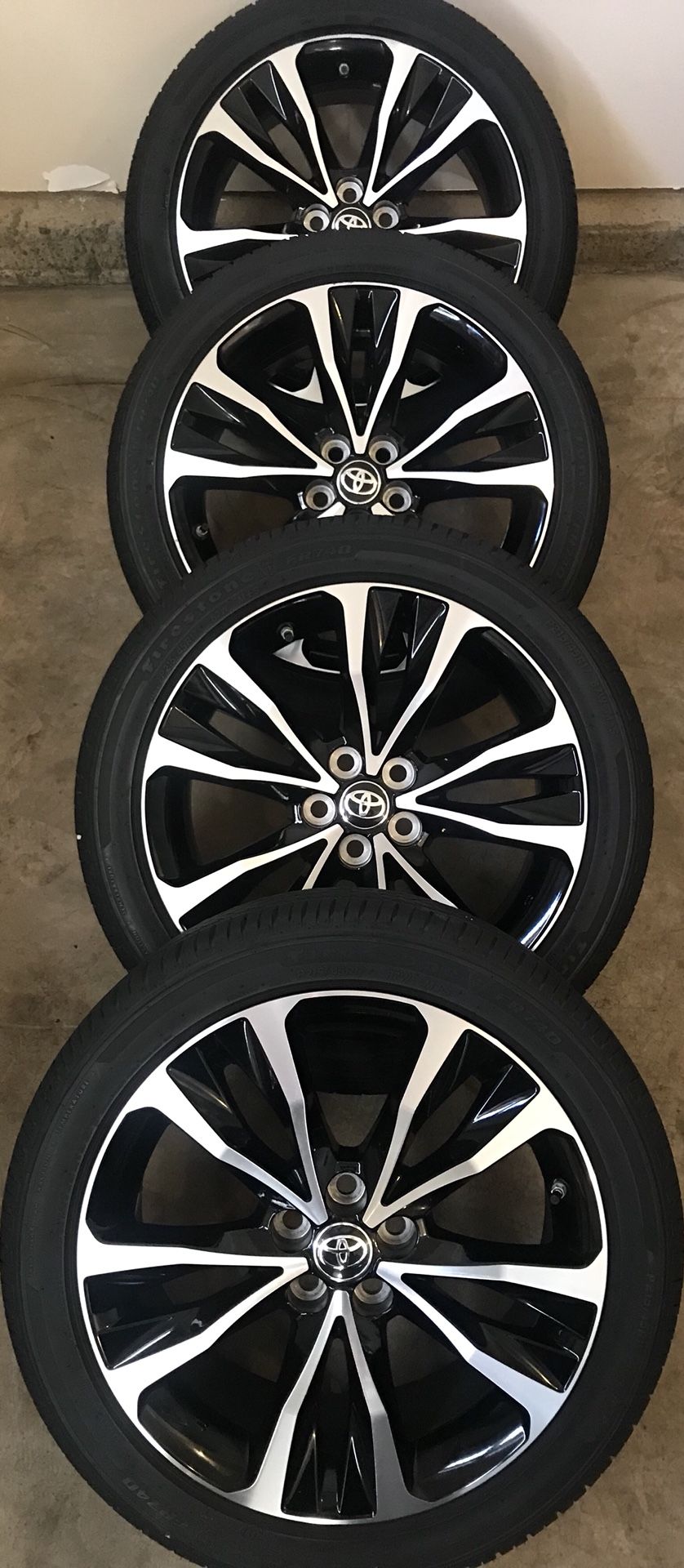 17 INCH TOYOTA COROLLA OEM WHEELS RIMS TIRES