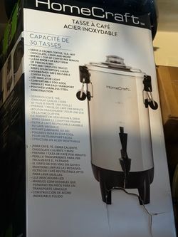 Cafetera  para 30 tasas nueva en caja