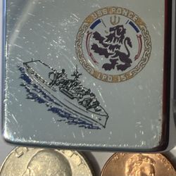Vintage Zippo USS Ounce LPD-15 Amphibious Transport Dick Ship