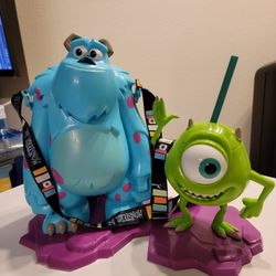 Pixar Fest Monsters Inc Bucket And Sipper (Mike &Sulley)
